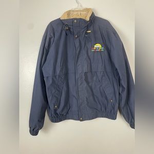 Tri-Mountain Mid Island Marina Signature Series Jacket Zip Up Size Large